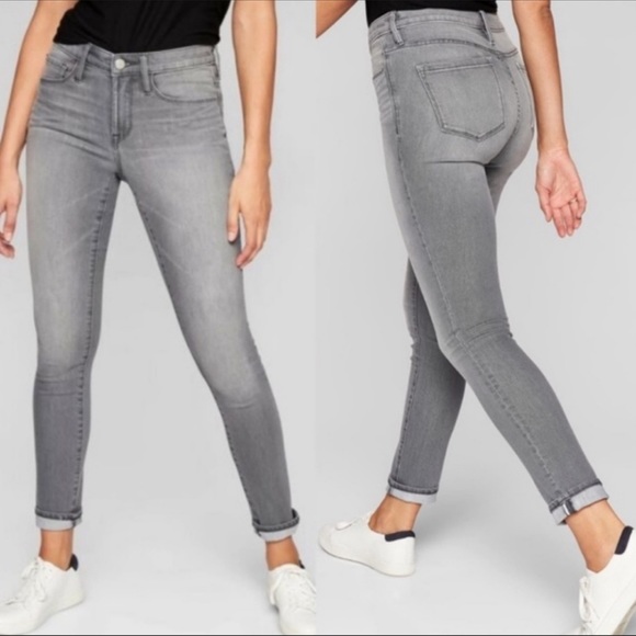 Athleta Denim - Athleta Sculptek Skinny Jeans Kenai Grey Stretch Denim Women's Size 2